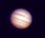 So sieht man Jupiter durch ein größeres Teleskop