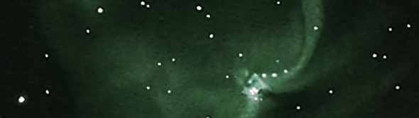 Der Orionnebel im Teleskop