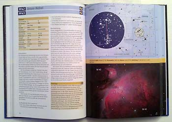 Doppelseite aus 'Die Messier-Objekte', Foto: Daniel Bockshecker