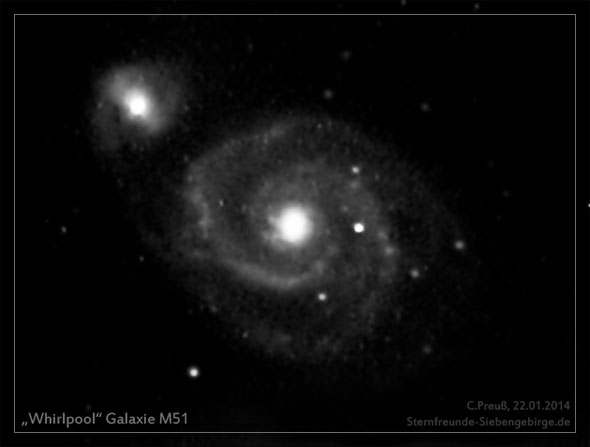 Die Galaxie M51, (c) C. Preuß