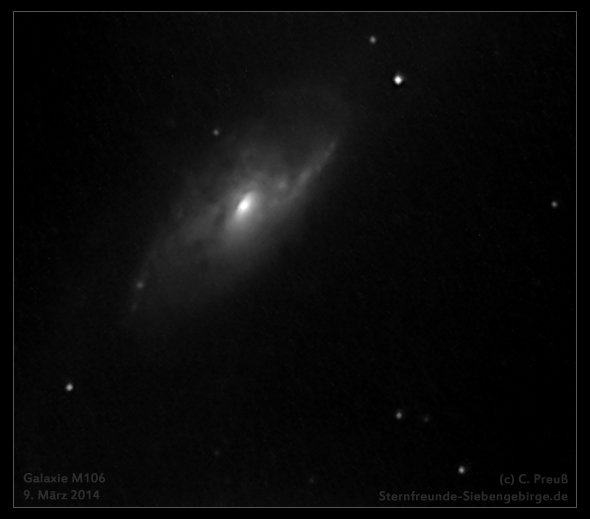 Galaxie M106, (c) C. Preuß