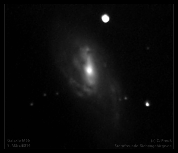 Galaxie M66, (c) C. Preuß