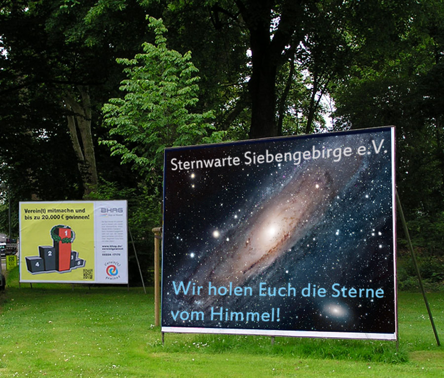 Plakat Sternwarte Siebengebirge