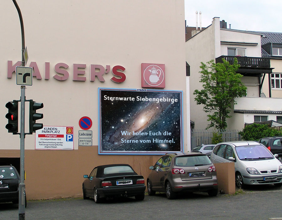 Plakat Sternwarte Siebengebirge